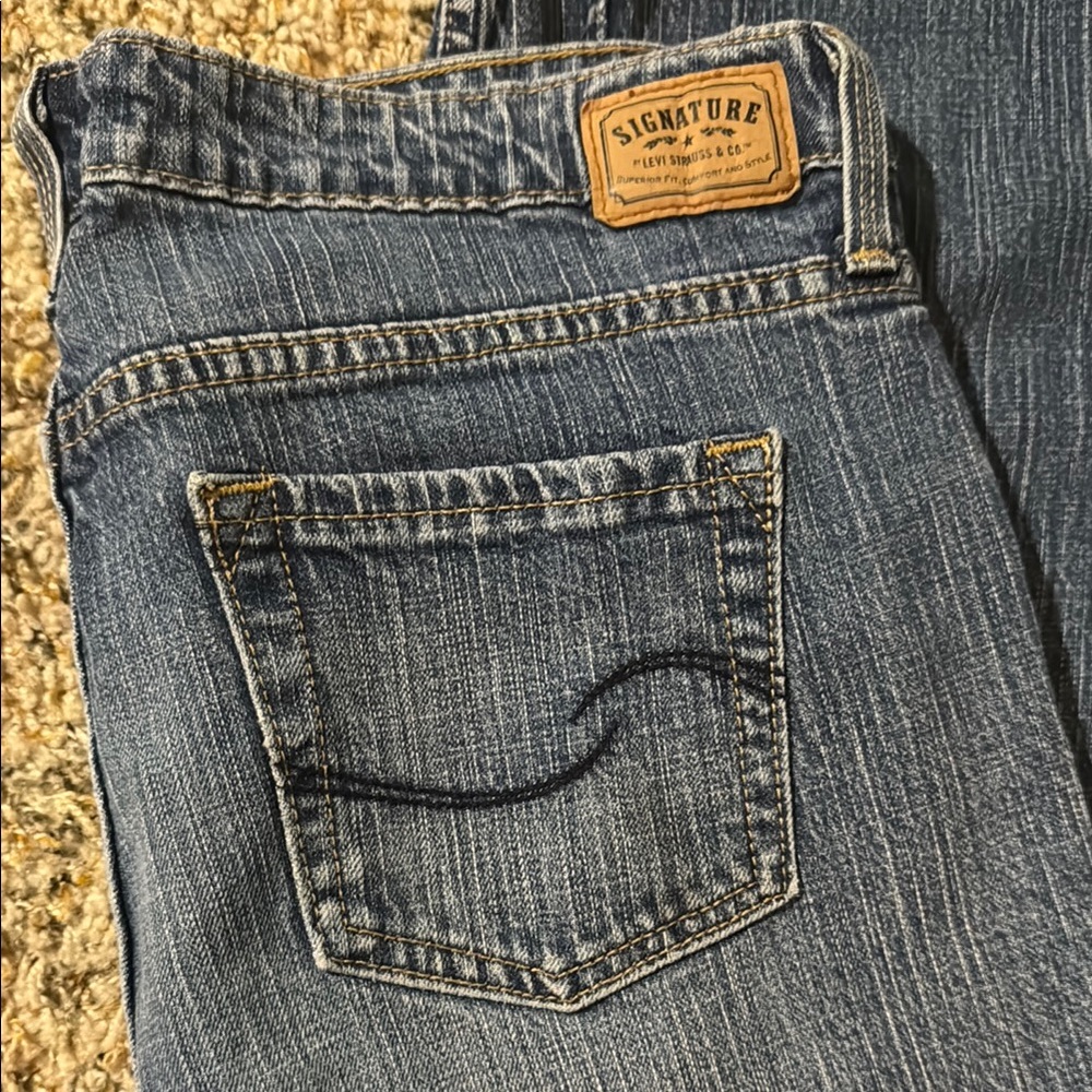 Signature Blue Jeans with Classic Medium Wash